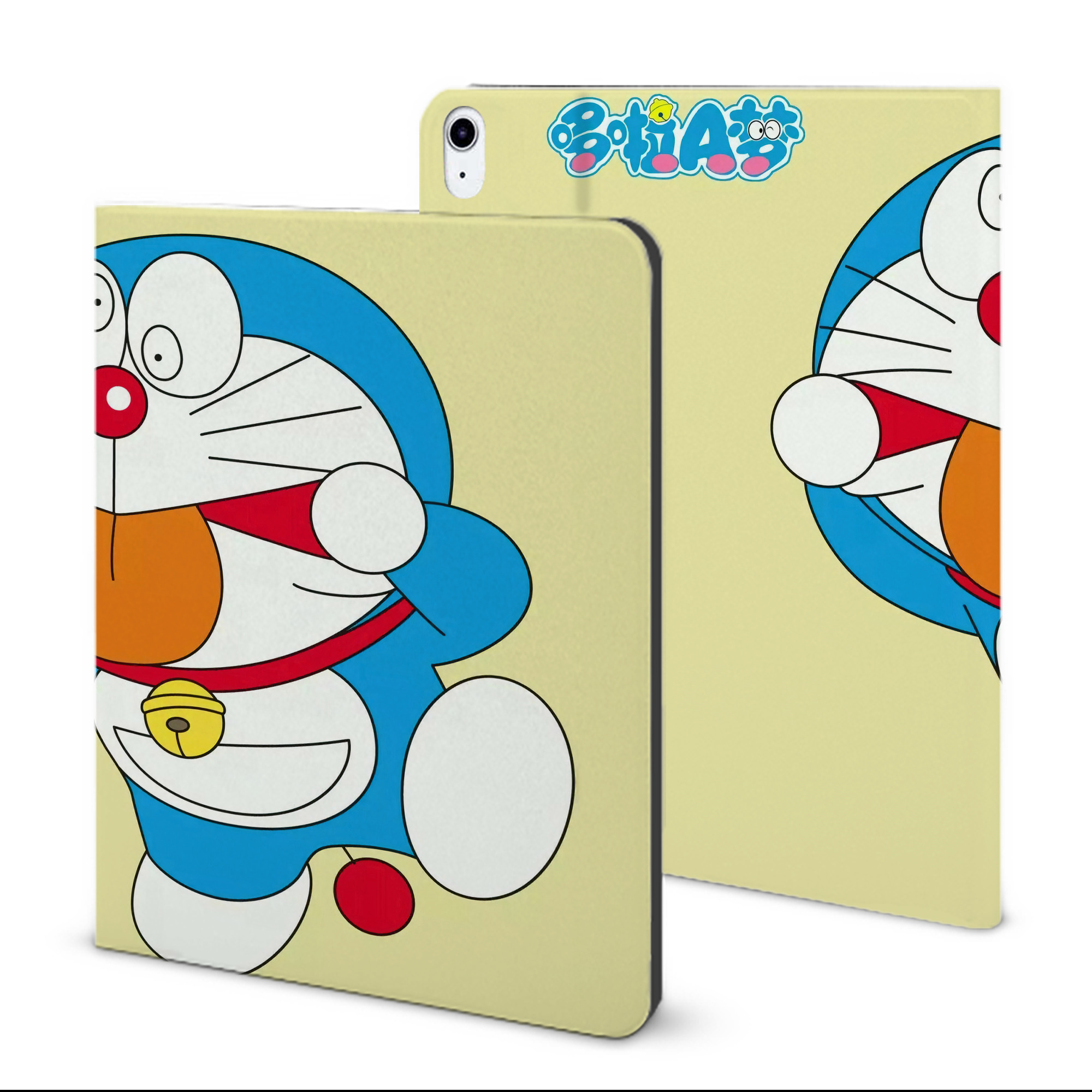 （画像用） ドラえもん Doraemon IPad ケース ブック型 PUレザー TPU 耐衝撃 軽量 薄型 ペン収納なし 全面保護 IPad 各モデル対応